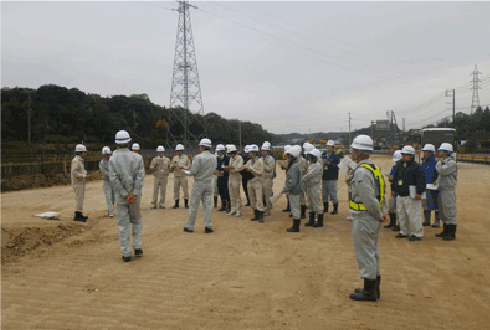 490号道路改良工事（当社盛土工施工箇所）