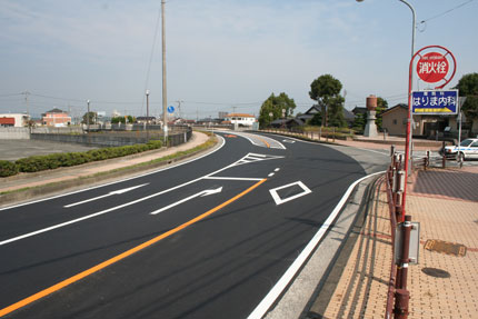 一般県道小野田港線舗装補修（防災・安全交付金）地方道工事