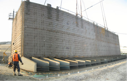 宇部ケーソン製作状況