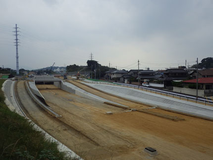 下関北バイパス武久地区第１１改良工事　完成