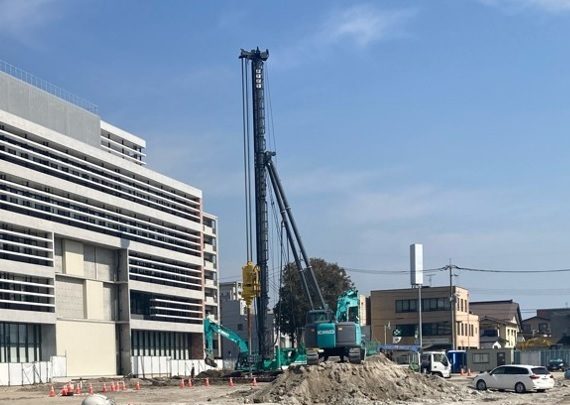 宇部市新庁舎2期棟新築(柱状改良)工事